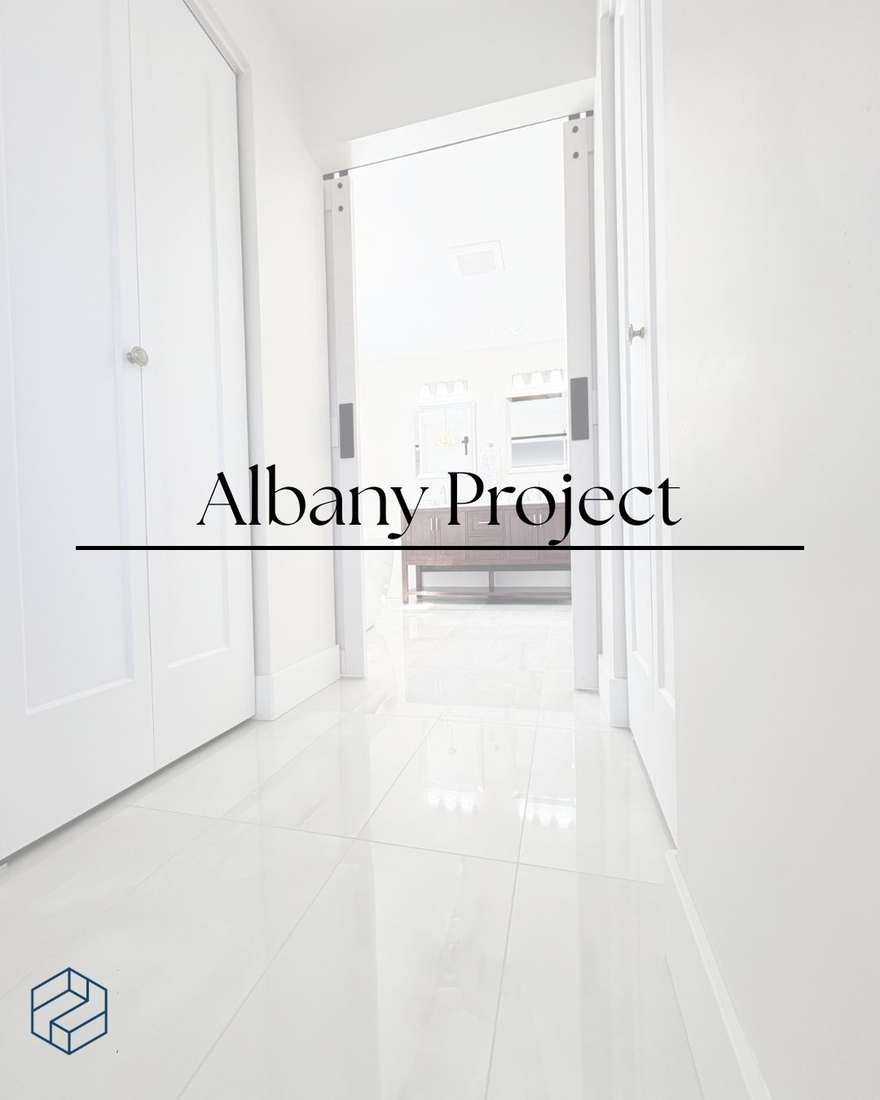 Albany project mid-renovation — photo 1 of the renovation process.