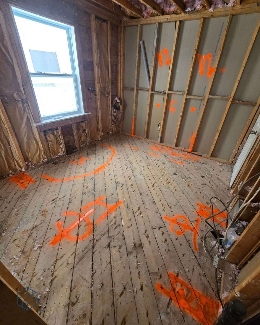 Albany project mid-renovation — photo 9 of the renovation process.