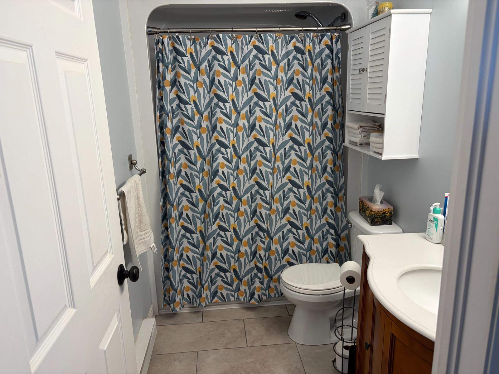 Ranger Avenue bathroom before renovation — second angle.